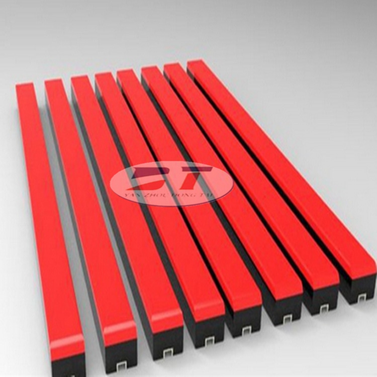 阻燃緩沖條 鋼制卡槽緩沖條 保護輸送帶緩沖條