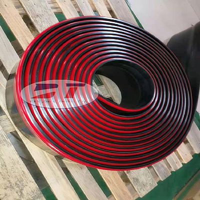 Y型雙密封聚氨酯防溢裙板 人字形耐磨橡膠裙皮