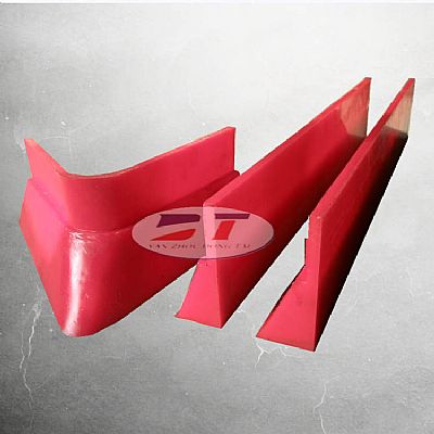 三角形可變槽角式犁煤器刮刀 直板型樹(shù)脂耐磨主犁刀
